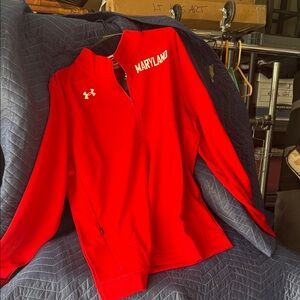 Under Armour Scarlet Maryland Quarter-Zip